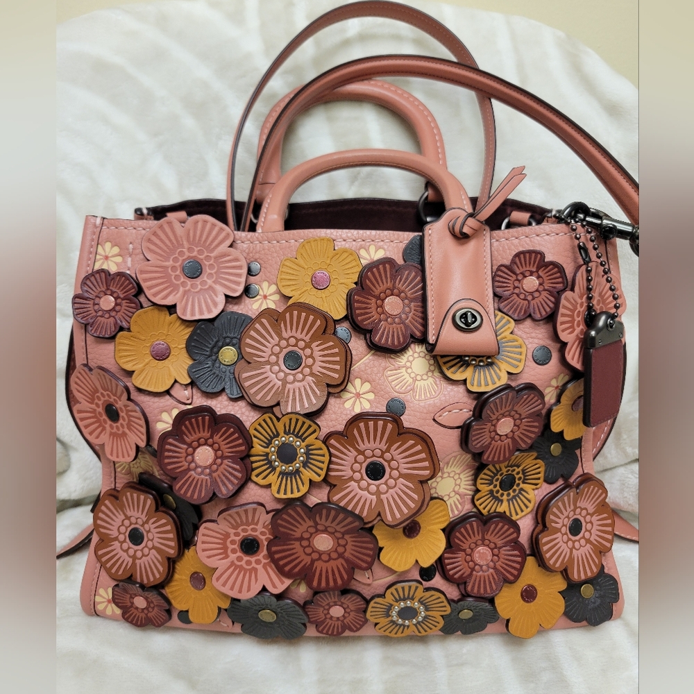 COACH ROGUE 30 TEA ROSE IN MELON - Picture 2 of 15
